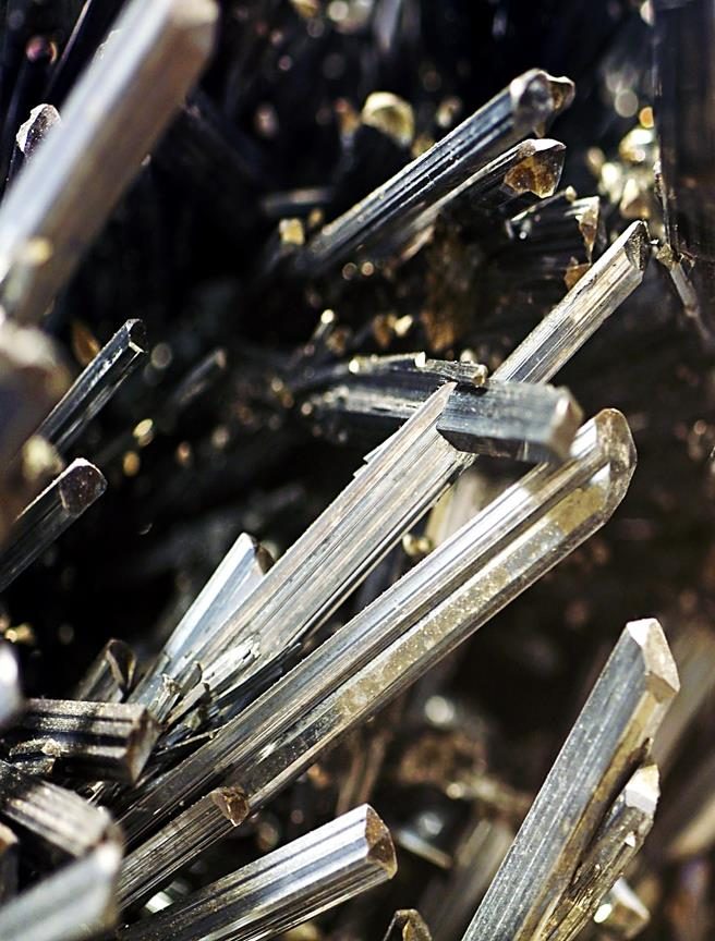 Base metal and mineral ore crystals